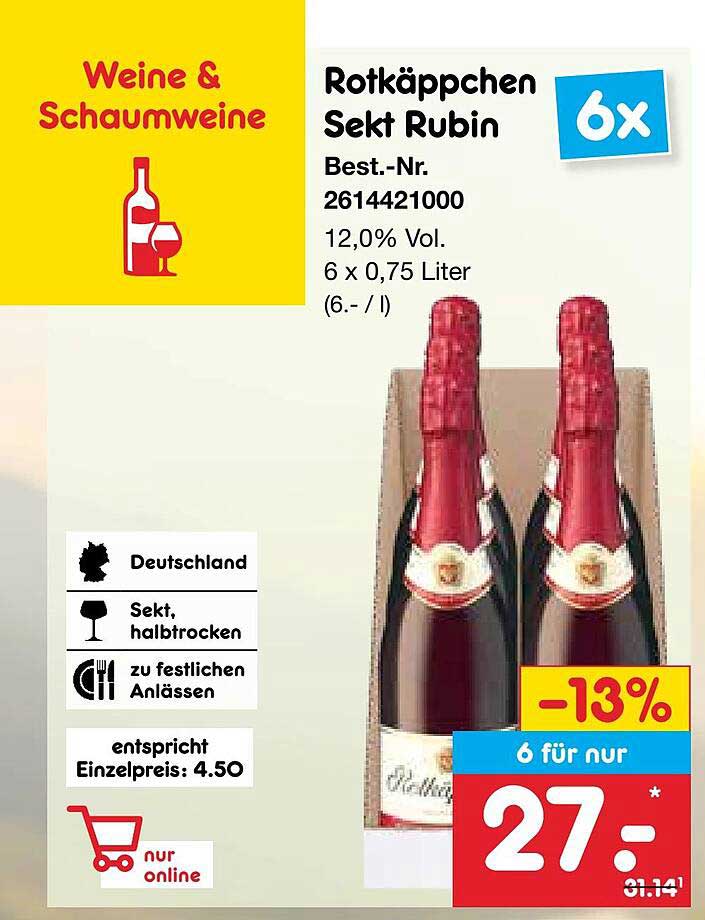 Rotkäppchen Sekt Rubin