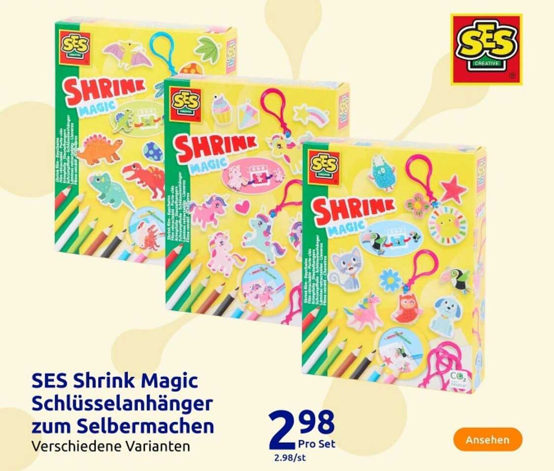 SES Shrink Magic Schlüsselanhänger zum Selbermachen