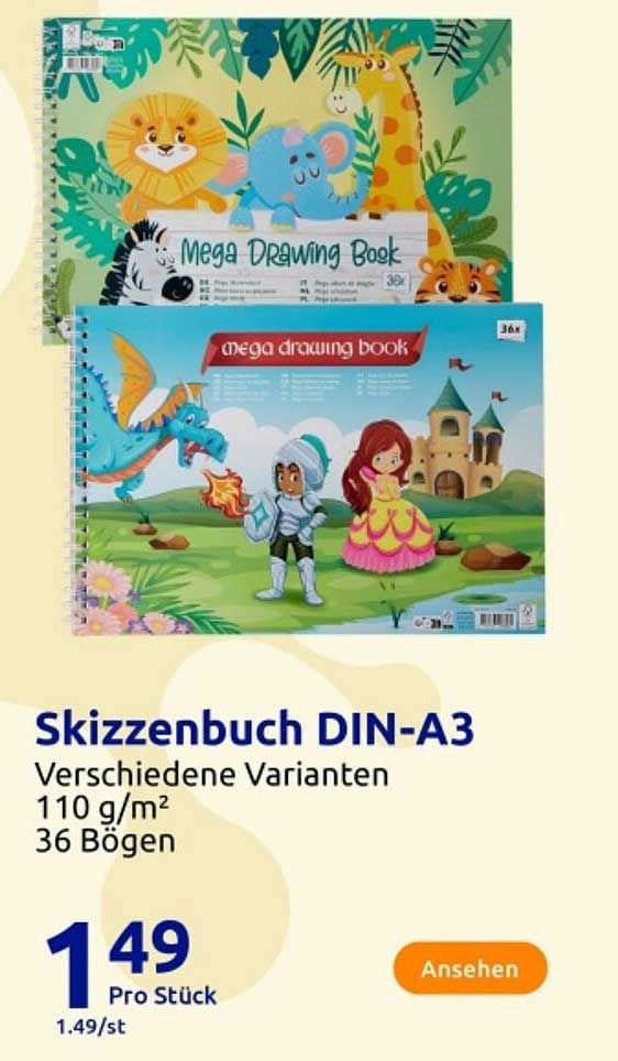 Skizzenbuch DIN-A3