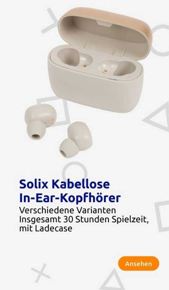 Solix Kabellose In-Ear-Kopfhörer