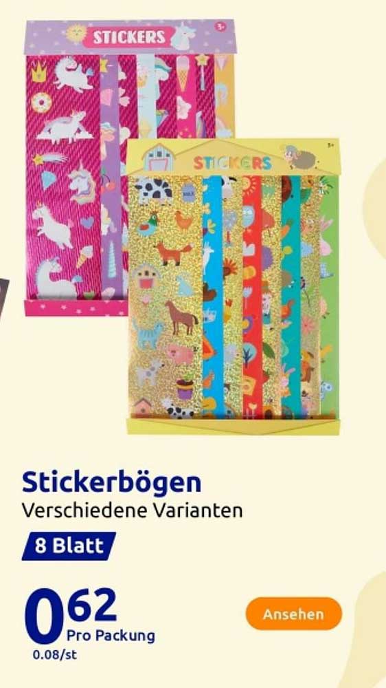 Stickerbögen