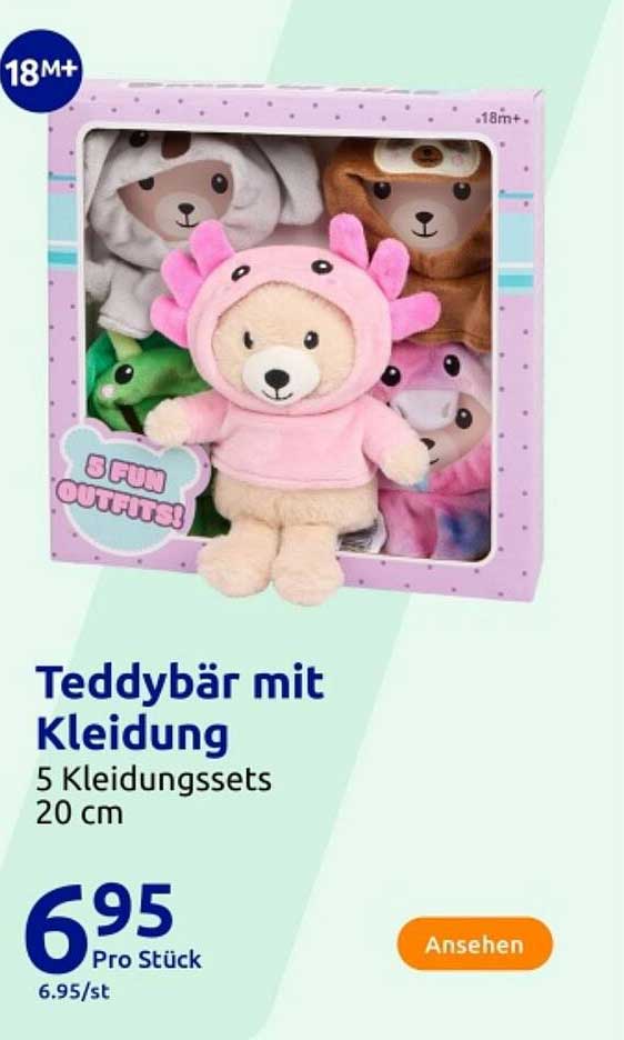 TeddyBär mit Kleidung