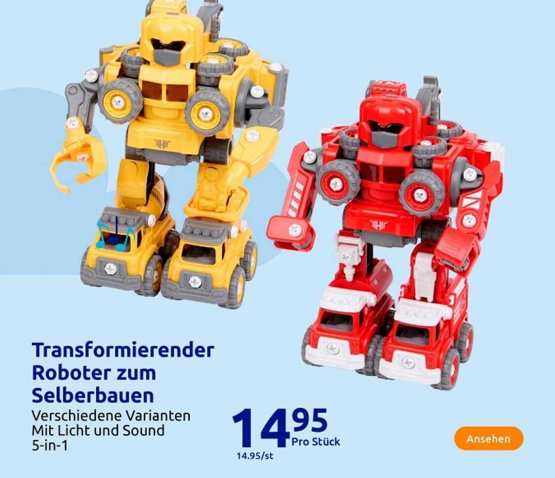 Transformierender Roboter zum Selberbauen