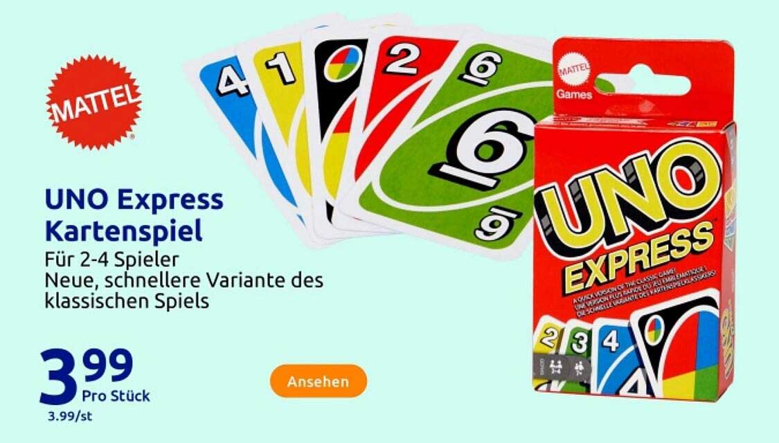 UNO Express Kartenspiel