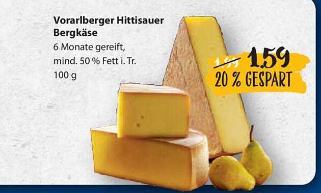 Vorarlberger Hittisauer Bergkäse