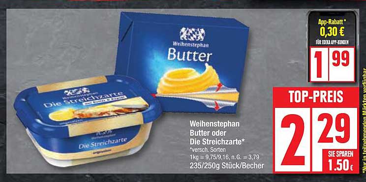 Weihenstephan Butter oder Die Streichzarte