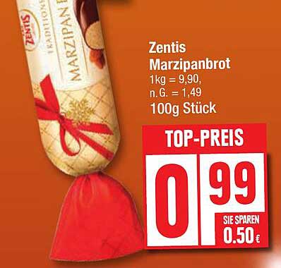 Zentis Marzipanbrot