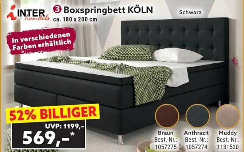 Boxspringbett KÖLN