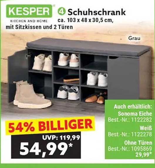 KESPER Schuhschrank