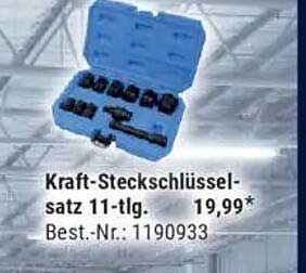 Kraft-Steckschlüsselsatz 11-tlg.