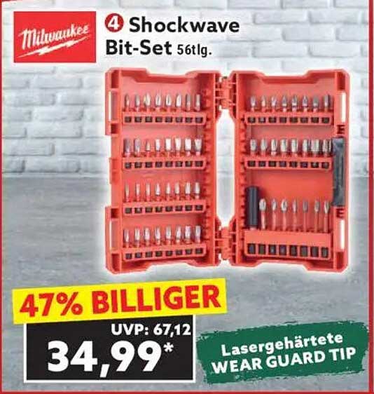 Milwaukee Shockwave Bit-Set 56tlg.