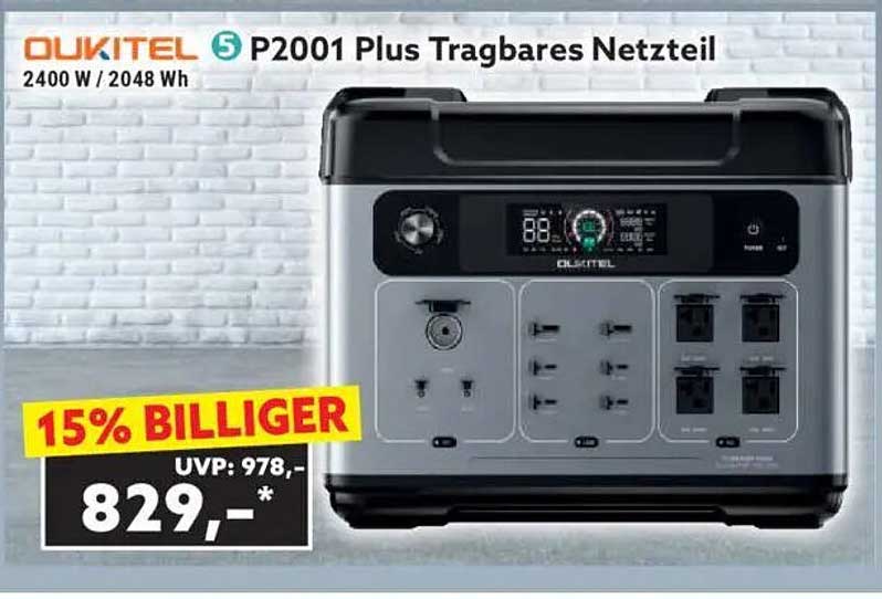 OUKITEL P2001 Plus Tragbares Netzteil