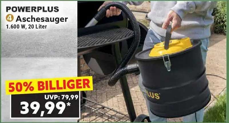 POWERPLUS Aschesauger