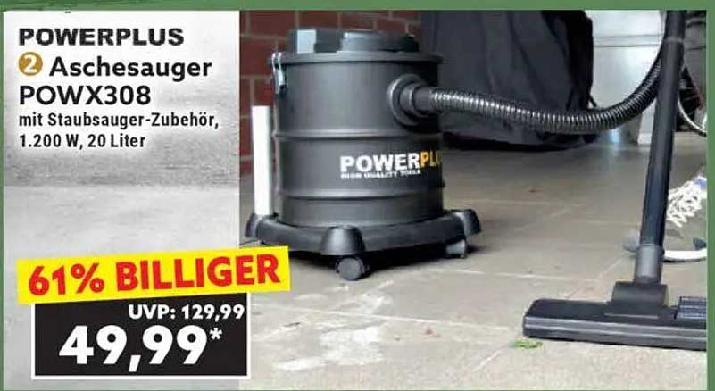 POWERPLUS Aschesauger POWX308