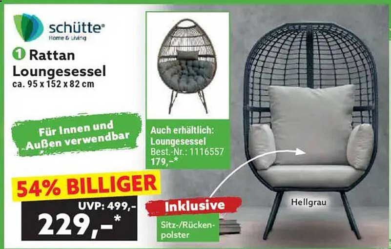 Rattan Loungesessel