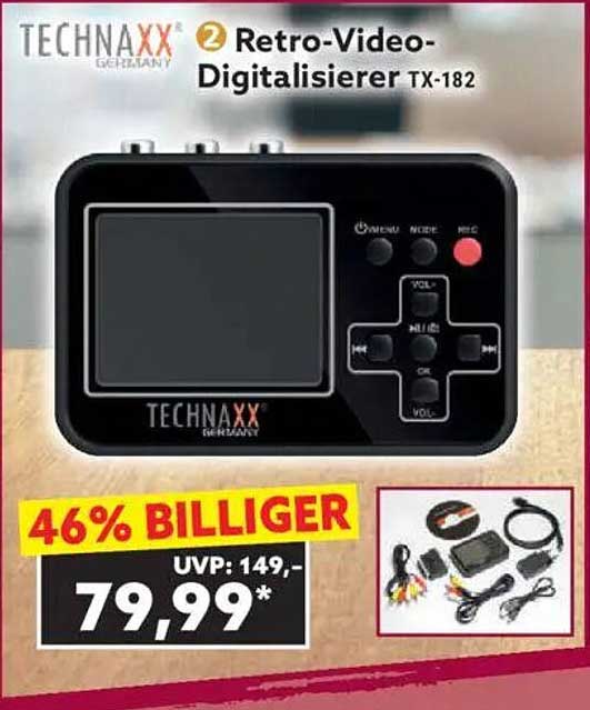 TECHNAXX Retro-Video-Digitalisierer TX-182