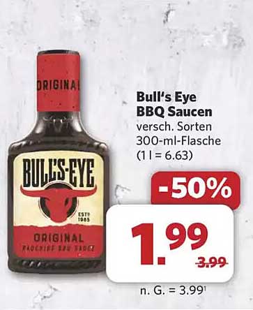 Bull's Eye BBQ Saucen