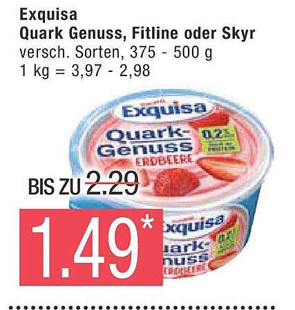 Exquisa Quark Genuss, Fitline oder Skyr