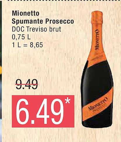 Mionetto Spumante Prosecco DOC Treviso brut