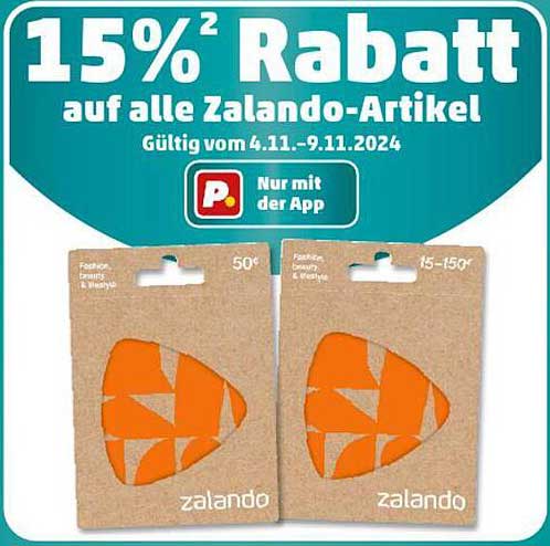 15%² Rabatt auf alle Zalando-Artikel