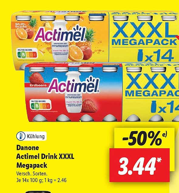 Actimel Drink XXXL Megapack