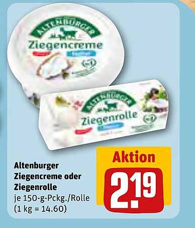 Altenburger Ziegencreme oder Ziegenrolle