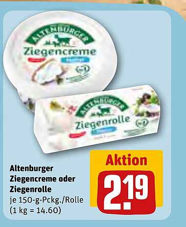 Altenburger Ziegencreme oder Ziegenrolle