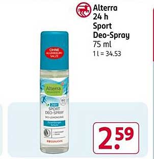 Alterra 24 h Sport Deo-Spray