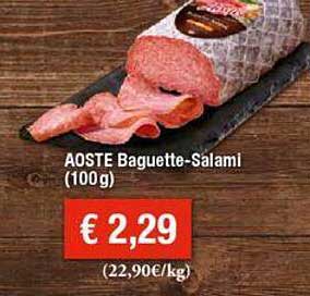 AOSTE Baguette-Salami