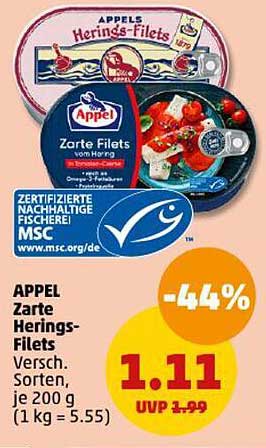 APPEL Zarte Herings-Filets