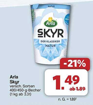 Arla Skyr DER KLASSIKER NATUR