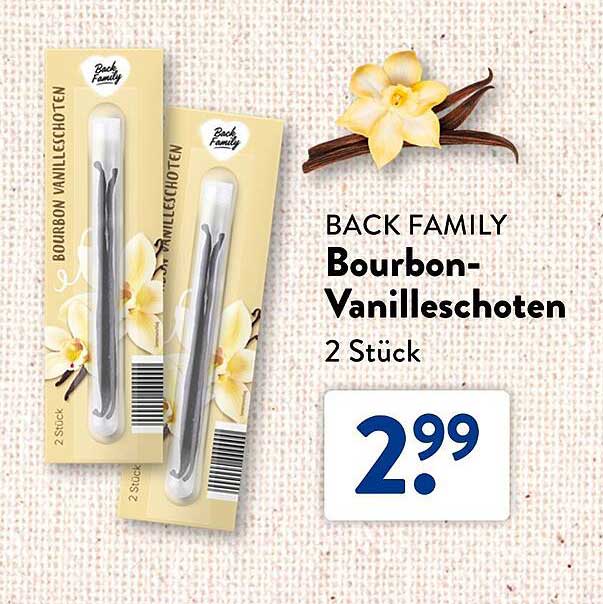 BACK FAMILY Bourbon-Vanilleschoten