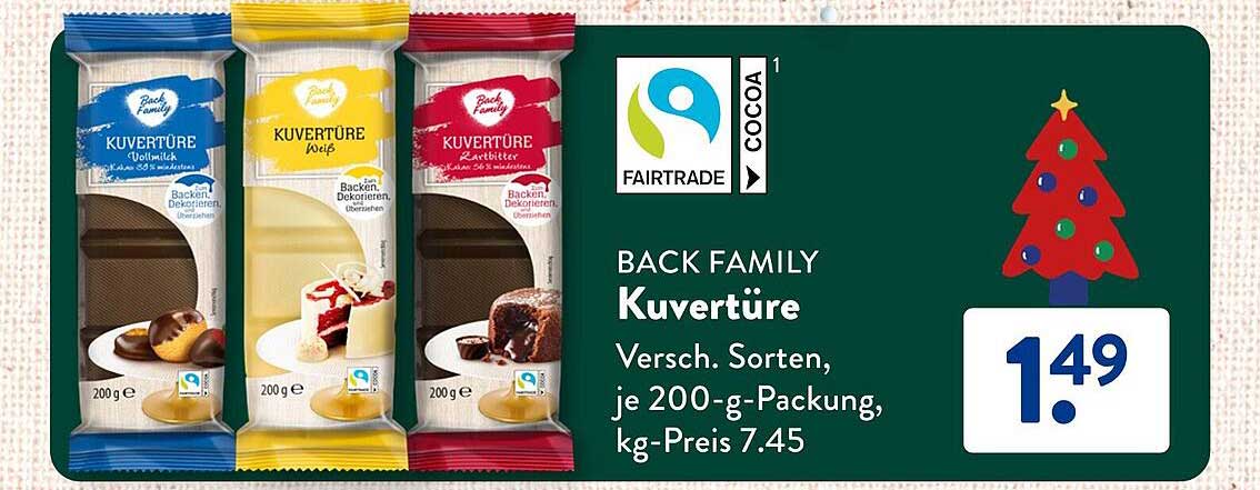 BACK FAMILY Kuvertüre