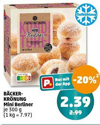 BÄCKERKRÖNUNG Mini Berliner