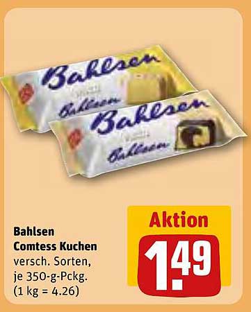 Bahlsen Comtess Kuchen