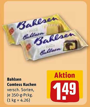 Bahlsen Comtess Kuchen