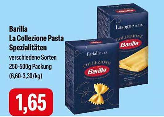 Barilla La Collezione Pasta Spezialitäten