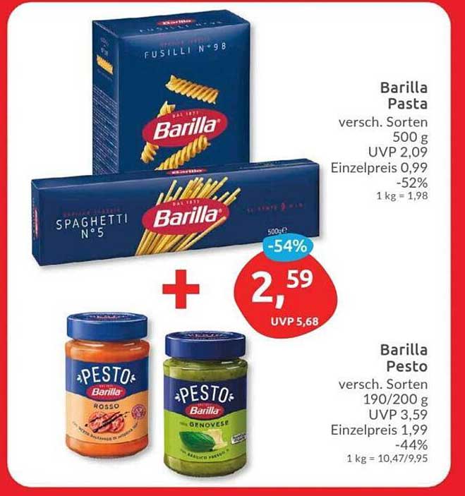 Barilla Pasta  
Barilla Pesto