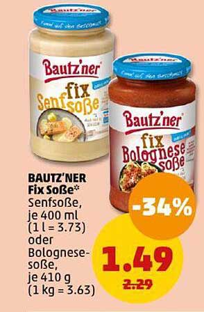 BAUT’NER Fix Soße