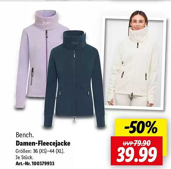 Bench. Damen-Fleecejacke