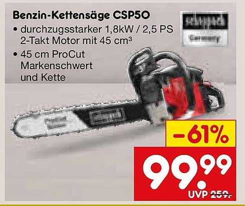 Benzin-Kettensäge CSP50