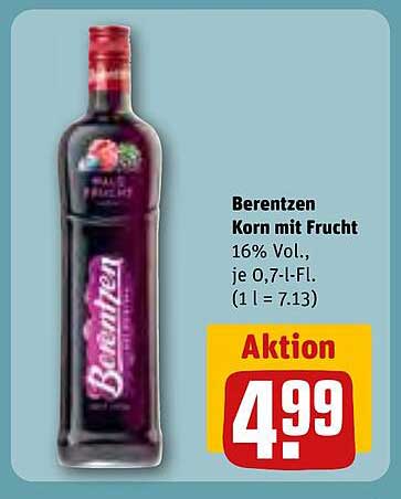 Berentzen Korn mit Frucht