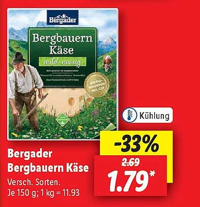 Bergader Bergbauern Käse