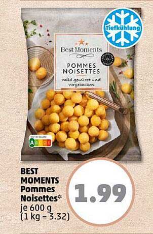 BEST MOMENTS Pommes Noisettes