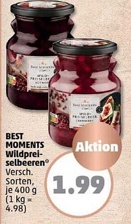 BEST MOMENTS Wildpreiselbeeren*