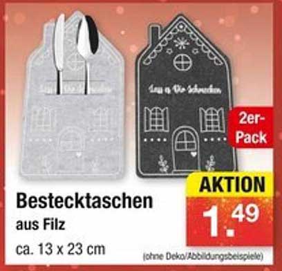 Bestecktaschen aus Filz