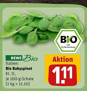 Bio Babyleaf Spinat