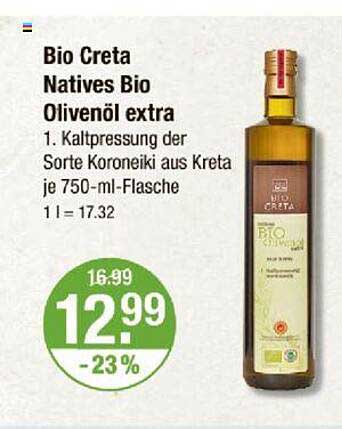 Bio Creta Natives Bio Olivenöl extra