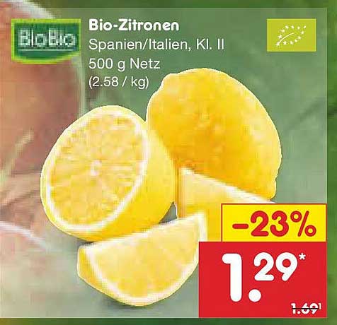 Bio-Zitronen