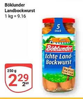 Böklander Echte Landbockwurst